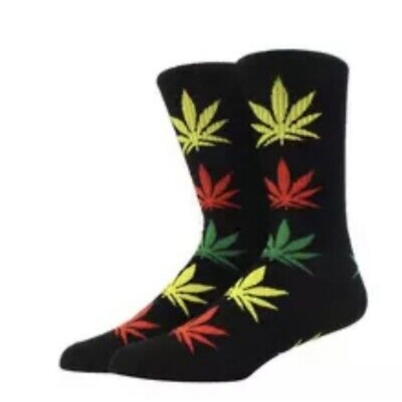 NWT Men's HUF Plantlife Crew Socks - Picture 5 of 9